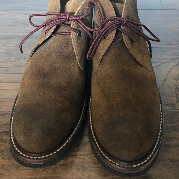 FRYE Dakota Crepe Chukka Brown Suede Leather Boots - Picture 6 of 12